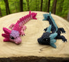 Baby Axolotl Drachen - Bewegliche Drachen, Fidget Toy für Erwachsene