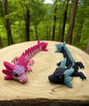 Baby Axolotl Drachen - Bewegliche Drachen, Fidget Toy für Erwachsene